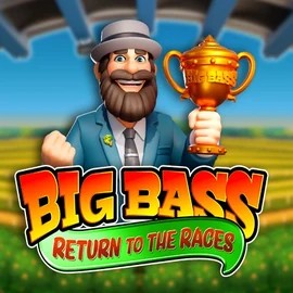 Big Bass Return to the Races game by Pragmatic Play – logo hosted on HugoBets Casino