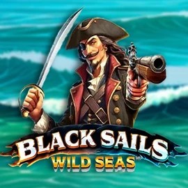 Black Sails Wild Seas slot logo by Infinity Dragon Studios at HugoBets Casino