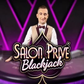 Blackjack Salon Privé slot logo by Ezugi at HugoBets Casino
