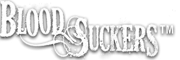 Blood Suckers online game logo by NetEnt on hugobetscasino.eu.com