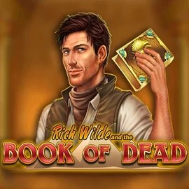 Official Slots logo: Book of Dead by Play'n GO at HugoBets Casino