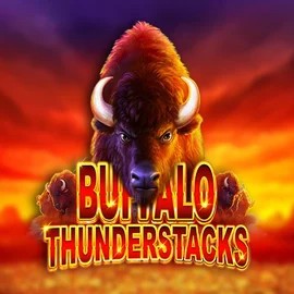 Buffalo Thunderstacks slot logo by Amatic Industries at HugoBets Casino