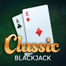 Classic Blackjack logo by Red Tiger Gaming at HugoBets Casino