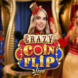 Crazy Coin Flip logo – Live Casino by Evolution at HugoBets Casino
