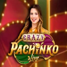 Crazy Pachinko slot icon by Evolution, available at HugoBets Casino