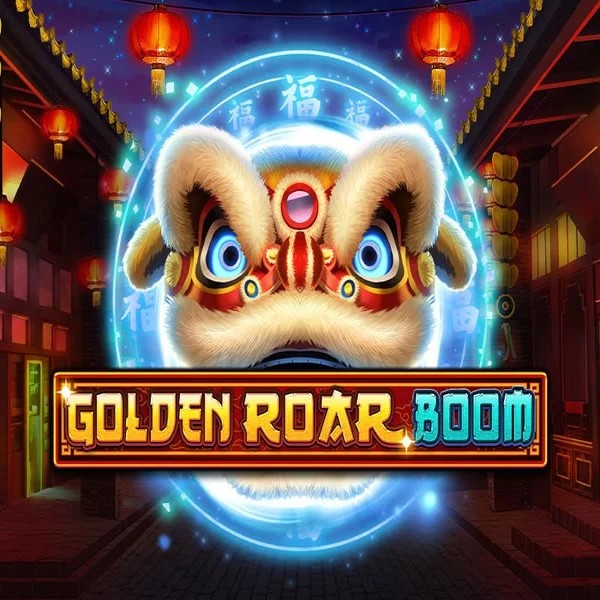 Golden Roar BOOM by Greentube, showcased at hugobetscasino.eu.com – game logo