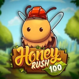 Honey Rush 100 slot visual from Play'n GO available on hugobetscasino.eu.com