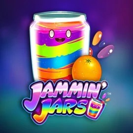 Jammin Jars by Push Gaming, showcased at hugobetscasino.eu.com – game logo