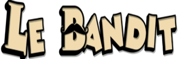 Le Bandit online game logo by Hacksaw Gaming on hugobetscasino.eu.com