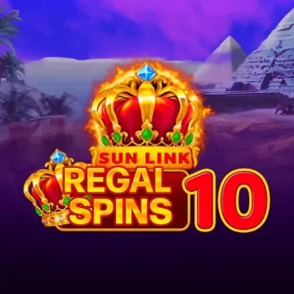 Regal Spins 10 by PatePlay, showcased at hugobetscasino.eu.com – game logo