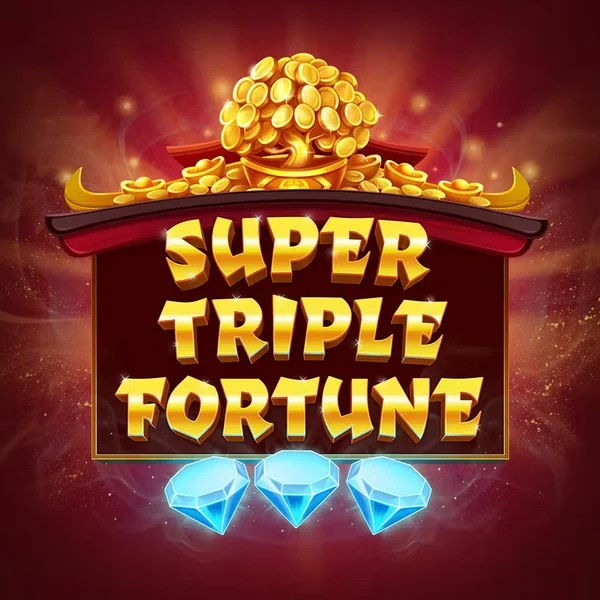 Super Triple Fortune online game logo by Greentube on hugobetscasino.eu.com